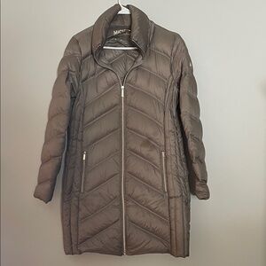 Michael Kors Women's Taupe Puffer Coat